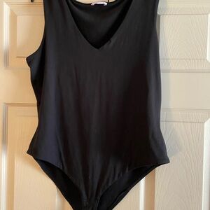 Pink Lily Classic Black Bodysuit